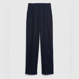 Gap Pleated‎ Navy Blue Softsuit Trouser Size 4